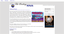 Desktop Screenshot of cookingninja.com