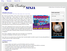 Tablet Screenshot of cookingninja.com